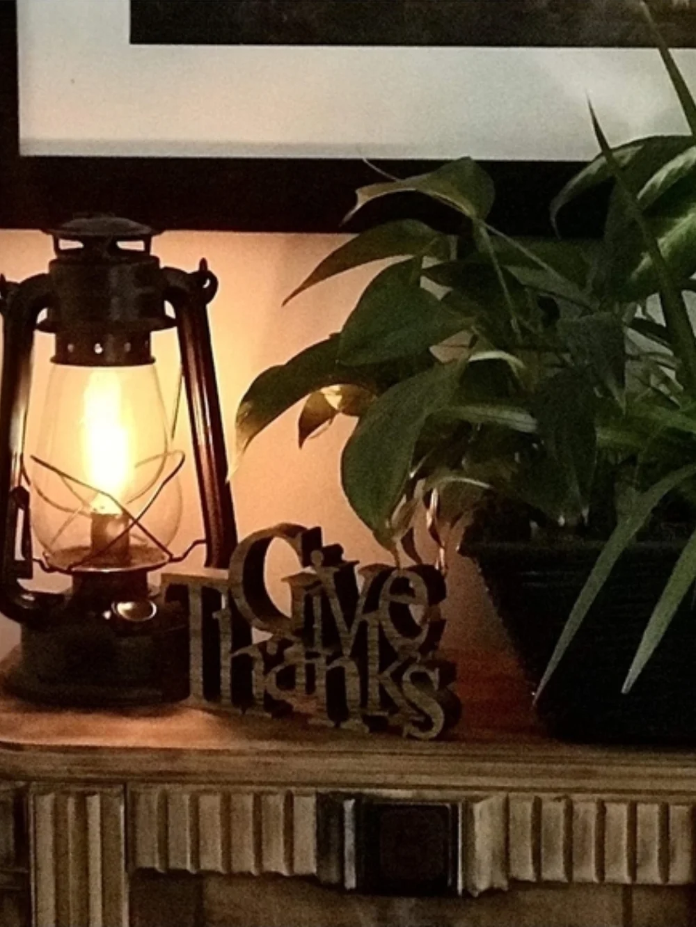 Muskoka Vintage-Style Copper Brown Lantern Table Lamp - Home Accents